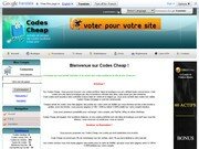 Codes Cheap - Vos codes de jeux pr&eacute;f&eacute;rez a prix discount